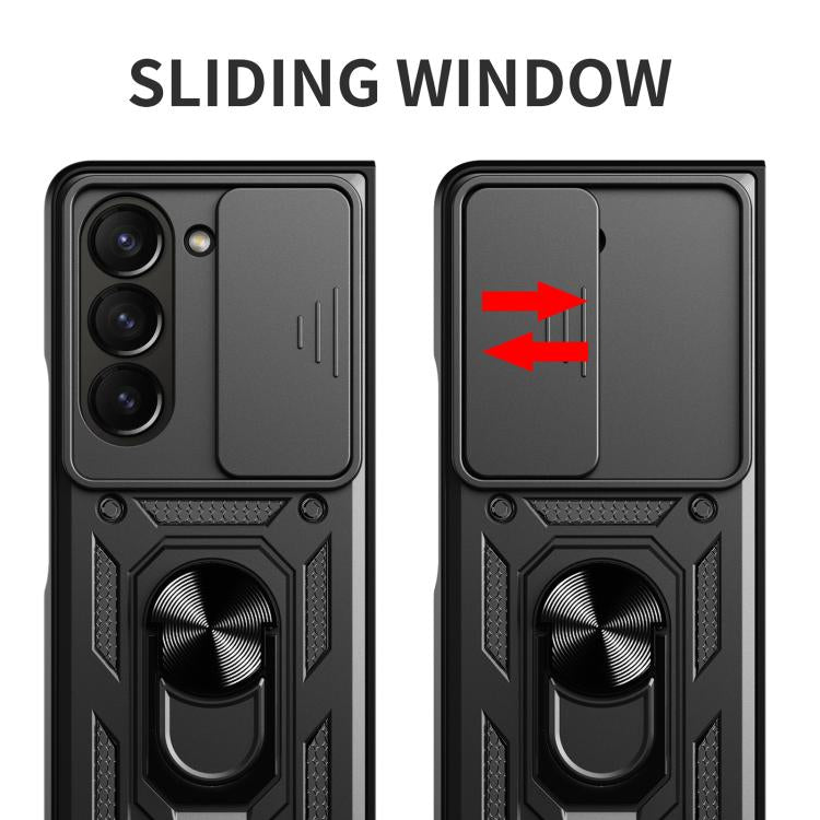 Sliding Camera Cover Design TPU+PC Phone Case