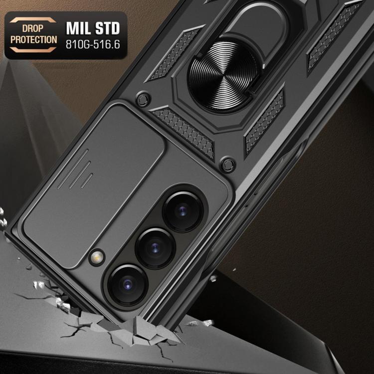 Sliding Camera Cover Design TPU+PC Phone Case