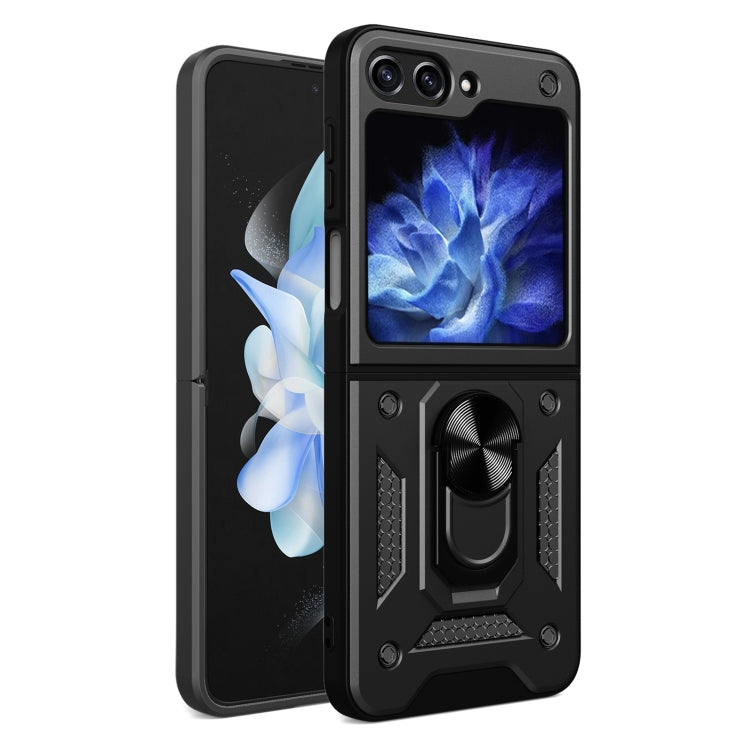 Armor Magnetic Bracket TPU+PC Phone Case, For Samsung Galaxy Z Flip7, For Samsung Galaxy Z Flip6 / Flip7 FE, For Samsung Galaxy Z Flip5