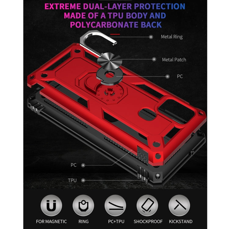 Shockproof TPU + PC Protective Case with 360 Degree Rotating Holder, For Samsung Galaxy A21s, For Samsung Galaxy A51 5G, For Samsung Galaxy A71 5G, For Samsung Galaxy S10 Lite / M80s / A91