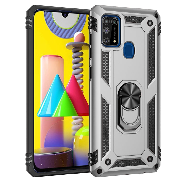 Shockproof TPU + PC Protective Case with 360 Degree Rotating Holder, For Samsung Galaxy J2 Core, For Samsung Galaxy M31