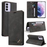Skin Feel Anti-theft Brush Horizontal Flip Leather Case with Holder