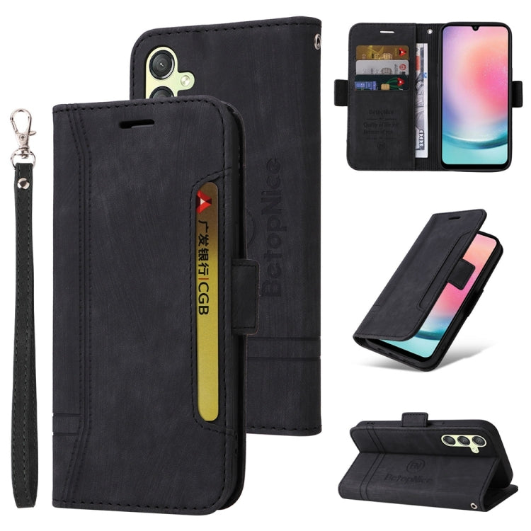 BETOPNICE Dual-side Buckle Leather Phone Case, For Samsung Galaxy A25 5G Global, For Samsung Galaxy A24 4G