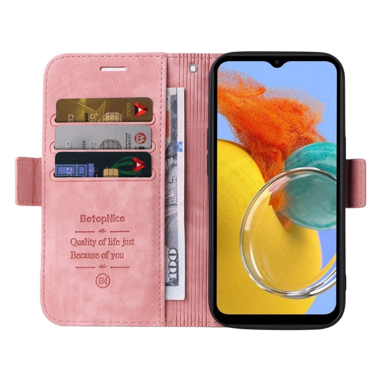 BETOPNICE Dual-side Buckle Leather Phone Case, For Samsung Galaxy M14 5G / F14 5G / 4G, For Samsung Galaxy A55, For Samsung Galaxy A35 5G, For Samsung Galaxy S24 Ultra, For Samsung Galaxy S24+, For Samsung Galaxy S24, For Samsung Galaxy A15������������...