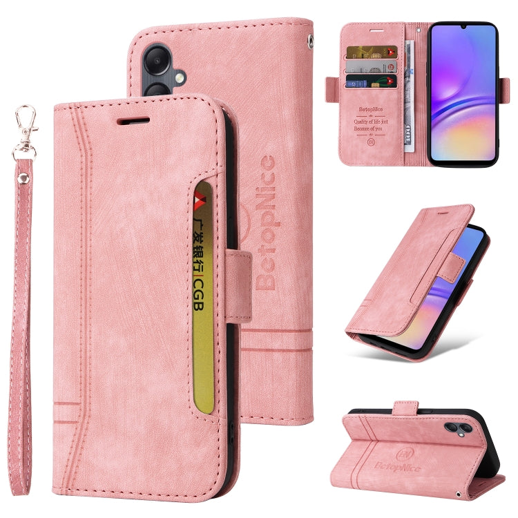 BETOPNICE Dual-side Buckle Leather Phone Case, For Samsung Galaxy M14 5G / F14 5G / 4G, For Samsung Galaxy A55, For Samsung Galaxy A35 5G, For Samsung Galaxy S24 Ultra, For Samsung Galaxy S24+, For Samsung Galaxy S24, For Samsung Galaxy A15������������...