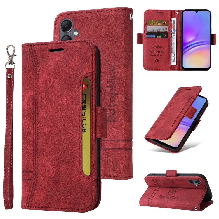 BETOPNICE Dual-side Buckle Leather Phone Case, For Samsung Galaxy M14 5G / F14 5G / 4G, For Samsung Galaxy A55, For Samsung Galaxy A35 5G, For Samsung Galaxy S24 Ultra, For Samsung Galaxy S24+, For Samsung Galaxy S24, For Samsung Galaxy A15������������...