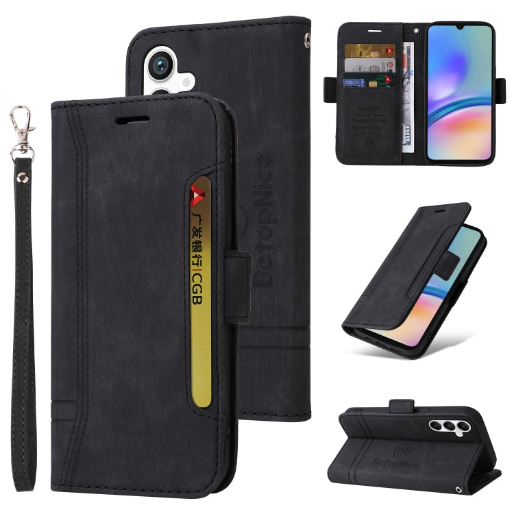 BETOPNICE Dual-side Buckle Leather Phone Case, For Samsung Galaxy M14 5G / F14 5G / 4G, For Samsung Galaxy A55, For Samsung Galaxy A35 5G, For Samsung Galaxy S24 Ultra, For Samsung Galaxy S24+, For Samsung Galaxy S24, For Samsung Galaxy A15������������...