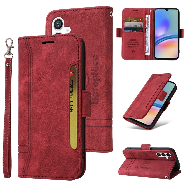 BETOPNICE Dual-side Buckle Leather Phone Case, For Samsung Galaxy M14 5G / F14 5G / 4G, For Samsung Galaxy A55, For Samsung Galaxy A35 5G, For Samsung Galaxy S24 Ultra, For Samsung Galaxy S24+, For Samsung Galaxy S24, For Samsung Galaxy A15������������...