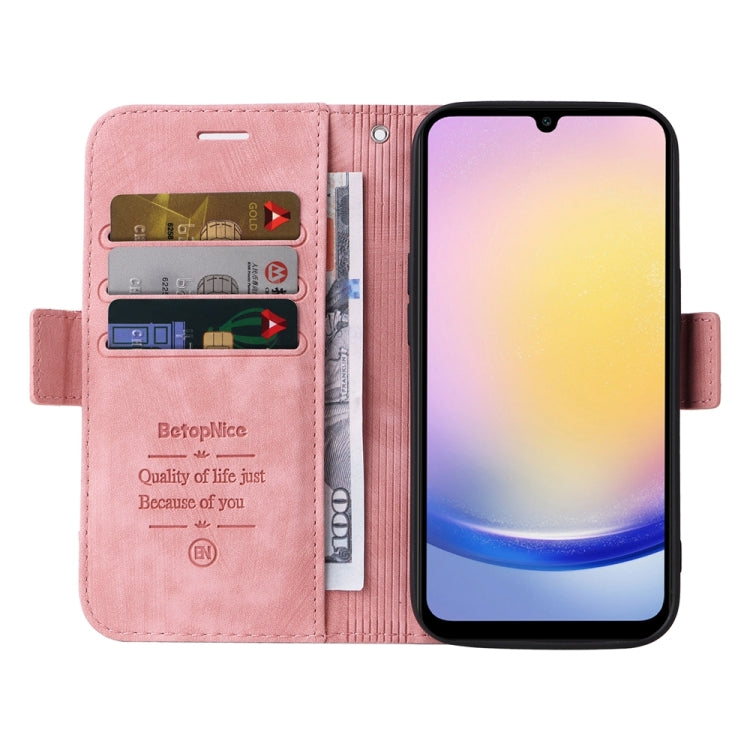 BETOPNICE Dual-side Buckle Leather Phone Case, For Samsung Galaxy A25 5G Global, For Samsung Galaxy A24 4G