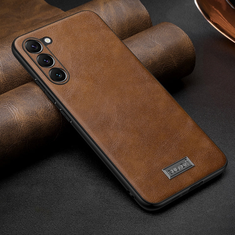 SULADA Shockproof TPU Hybrid Handmade Leather Phone Case