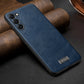 SULADA Shockproof TPU Hybrid Handmade Leather Phone Case