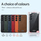 SULADA Shockproof TPU Hybrid Handmade Leather Phone Case