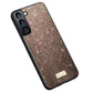 SULADA Glittery TPU Hybrid Handmade Leather Phone Case, For Samsung Galaxy S25 5G, For Samsung Galaxy S25+ 5G, For Samsung Galaxy S25 Ultra 5G, For Samsung Galaxy S24 Ultra 5G, For Samsung Galaxy S24+ 5G, For Samsung Galaxy S24 5G����������������������...