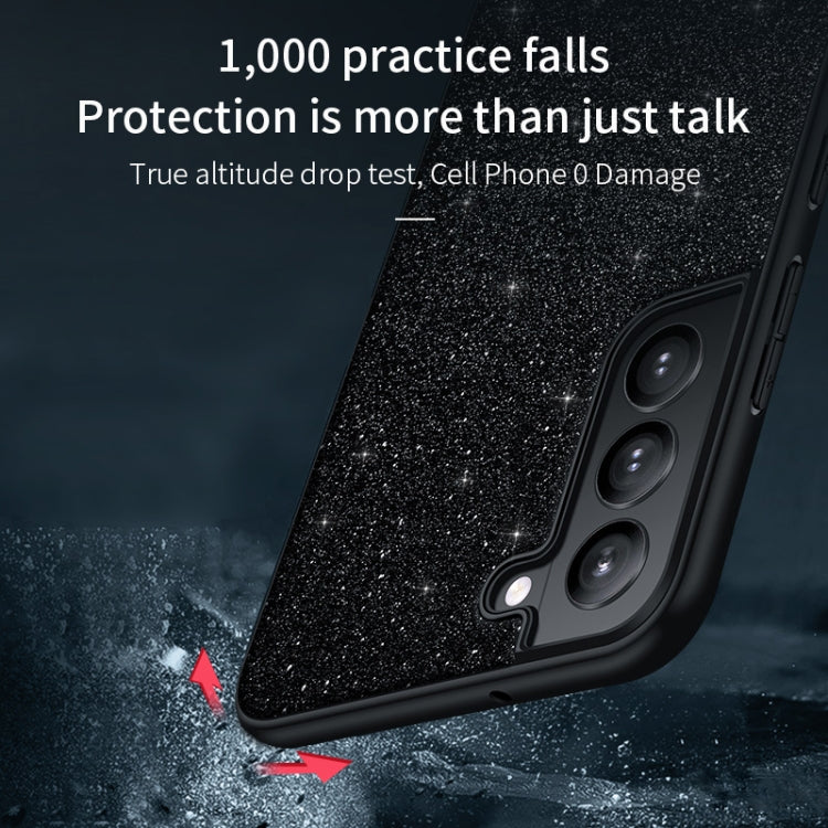 SULADA Glittery TPU Hybrid Handmade Leather Phone Case, For Samsung Galaxy S25 5G, For Samsung Galaxy S25+ 5G, For Samsung Galaxy S25 Ultra 5G, For Samsung Galaxy S24 Ultra 5G, For Samsung Galaxy S24+ 5G, For Samsung Galaxy S24 5G����������������������...