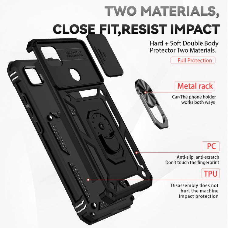Sliding Camshield Holder Phone Case, For Samsung Galaxy A03, For Samsung Galaxy A03 166mm, For Samsung Galaxy A02s / A03s 164mm, For Samsung Galaxy A02s / A03s 165mm, For Samsung Galaxy A32 4G, For Samsung Galaxy A32 5G