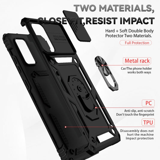 Sliding Camshield Holder Phone Case, For Samsung Galaxy S20+