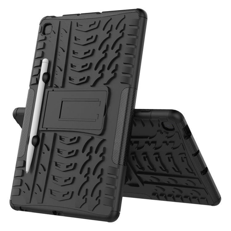 Tire Texture TPU+PC Shockproof Case  , with Holder & Pen Tray, For Samsung Galaxy S6 Lite