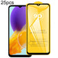 25pcs 9D Full Glue Screen Tempered Glass Film