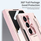 Integrated Full Coverage Pen Slot Folding Phone Case with Stylus