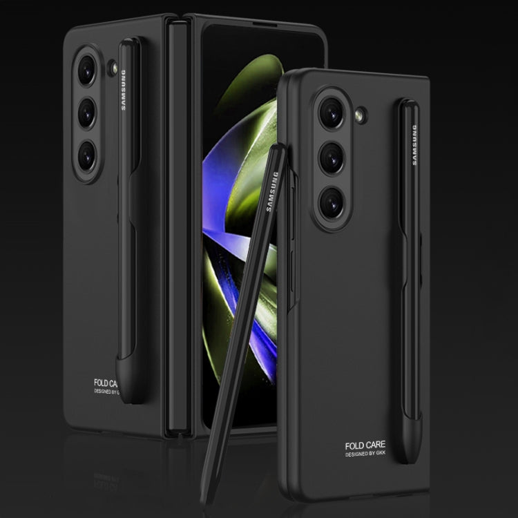 GKK Ultra-thin Full Coverage Phone Flip Case with Pen Slot