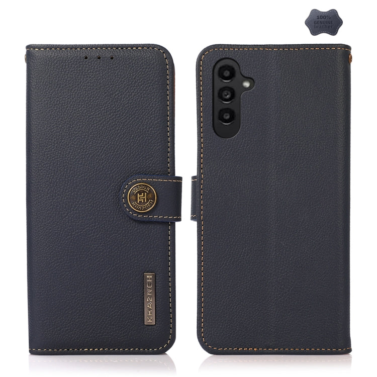 KHAZNEH Custer Genuine Leather RFID Phone Case