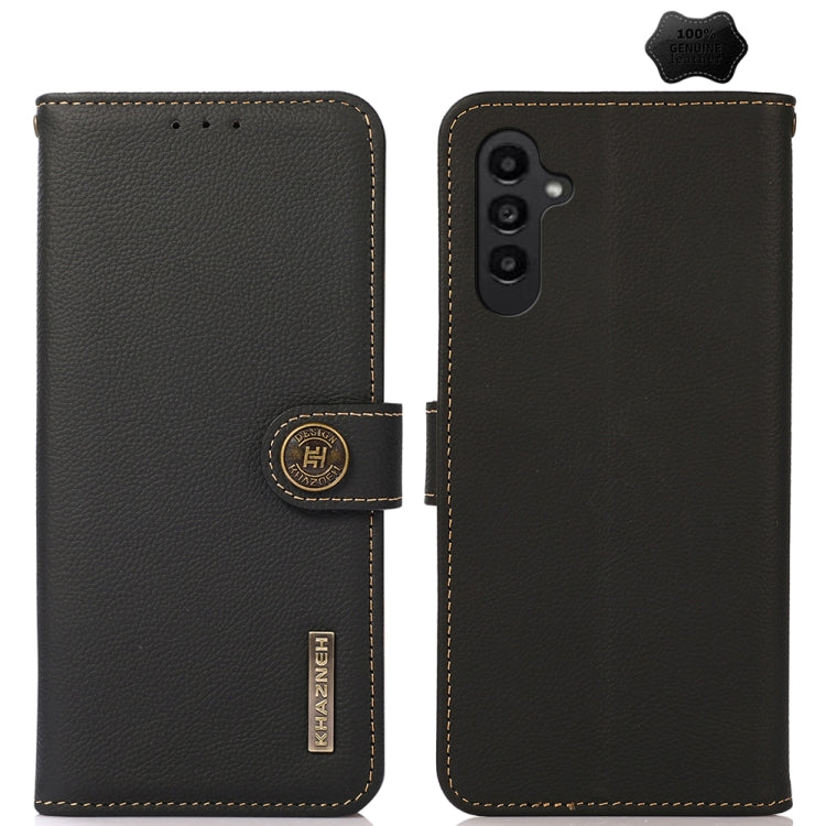 KHAZNEH Custer Genuine Leather RFID Phone Case