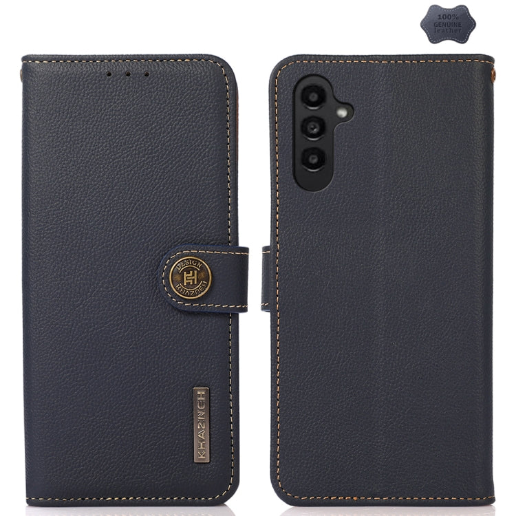 KHAZNEH Custer Genuine Leather RFID Phone Case