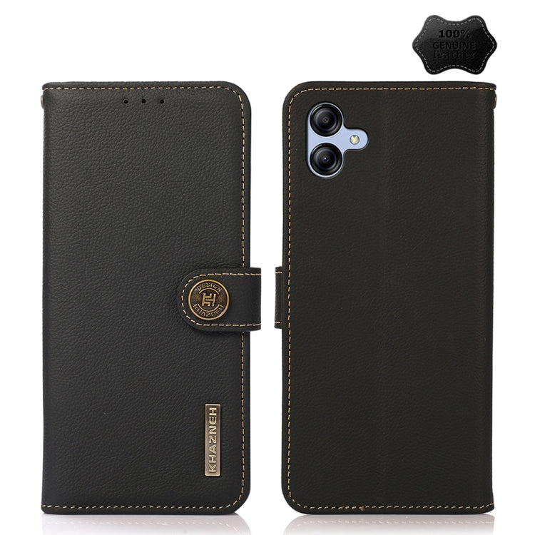 KHAZNEH Custer Genuine Leather RFID Phone Case