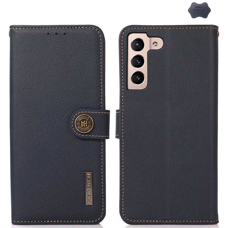 KHAZNEH Custer Genuine Leather RFID Phone Case