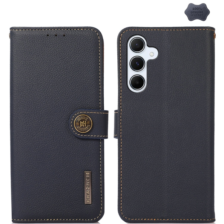 KHAZNEH Custer Genuine Leather RFID Phone Case