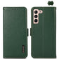 KHAZNEH Side-Magnetic Litchi Genuine Leather RFID Phone Case