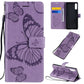 3D Butterflies Embossing Pattern Horizontal Flip Leather Case with Holder & Card Slot & Wallet