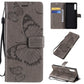 3D Butterflies Embossing Pattern Horizontal Flip Leather Case with Holder & Card Slot & Wallet