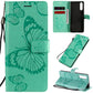 3D Butterflies Embossing Pattern Horizontal Flip Leather Case with Holder & Card Slot & Wallet