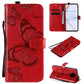 3D Butterflies Embossing Pattern Horizontal Flip Leather Case with Holder & Card Slot & Wallet