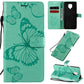3D Butterflies Embossing Pattern Horizontal Flip Leather Case with Holder & Card Slot & Wallet