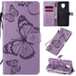 3D Butterflies Embossing Pattern Horizontal Flip Leather Case with Holder & Card Slot & Wallet