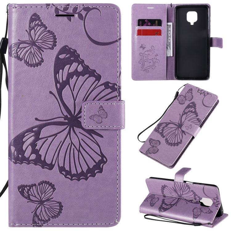3D Butterflies Embossing Pattern Horizontal Flip Leather Case with Holder & Card Slot & Wallet