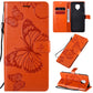 3D Butterflies Embossing Pattern Horizontal Flip Leather Case with Holder & Card Slot & Wallet