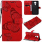 3D Butterflies Embossing Pattern Horizontal Flip Leather Case with Holder & Card Slot & Wallet