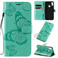3D Butterflies Embossing Pattern Horizontal Flip Leather Case with Holder & Card Slot & Wallet