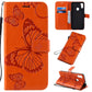 3D Butterflies Embossing Pattern Horizontal Flip Leather Case with Holder & Card Slot & Wallet