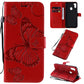 3D Butterflies Embossing Pattern Horizontal Flip Leather Case with Holder & Card Slot & Wallet