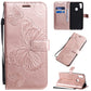 3D Butterflies Embossing Pattern Horizontal Flip Leather Case with Holder & Card Slot & Wallet