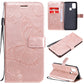 3D Butterflies Embossing Pattern Horizontal Flip Leather Case with Holder & Card Slot & Wallet