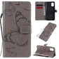 3D Butterflies Embossing Pattern Horizontal Flip Leather Case with Holder & Card Slot & Wallet
