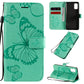 3D Butterflies Embossing Pattern Horizontal Flip Leather Case with Holder & Card Slot & Wallet
