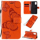 3D Butterflies Embossing Pattern Horizontal Flip Leather Case with Holder & Card Slot & Wallet