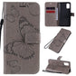 3D Butterflies Embossing Pattern Horizontal Flip Leather Case with Holder & Card Slot & Wallet