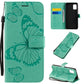 3D Butterflies Embossing Pattern Horizontal Flip Leather Case with Holder & Card Slot & Wallet